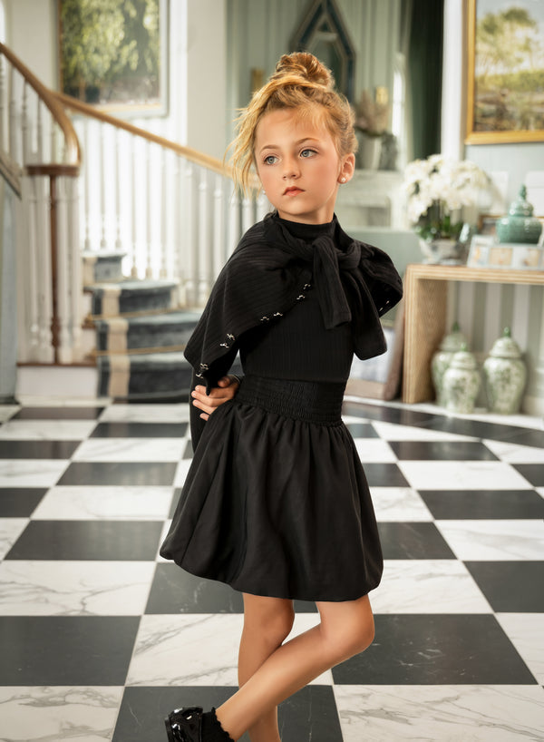 Smocked Bubble Skirt