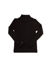 Wide Ribbed Pointelle Turtleneck